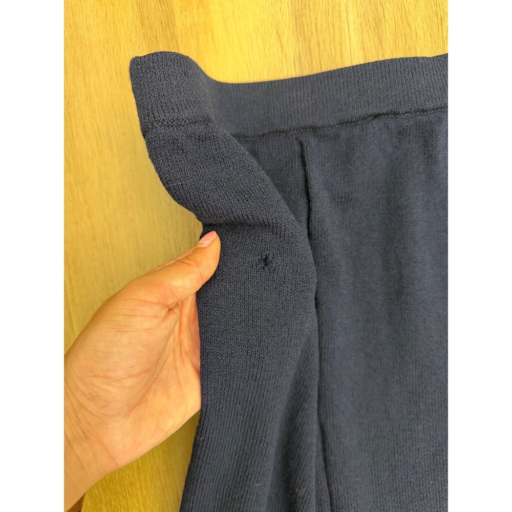 St. John Collection Santana Knit Navy Blue Trumpet Mermaid Skirt 14 career wear - Picture 5 of 7